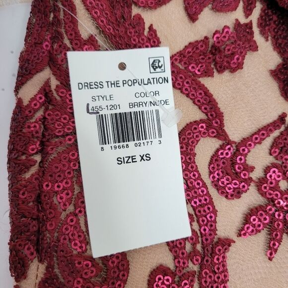 Dress the Population Sequin‎ Dress Size XSMALL - Picture 15 of 15